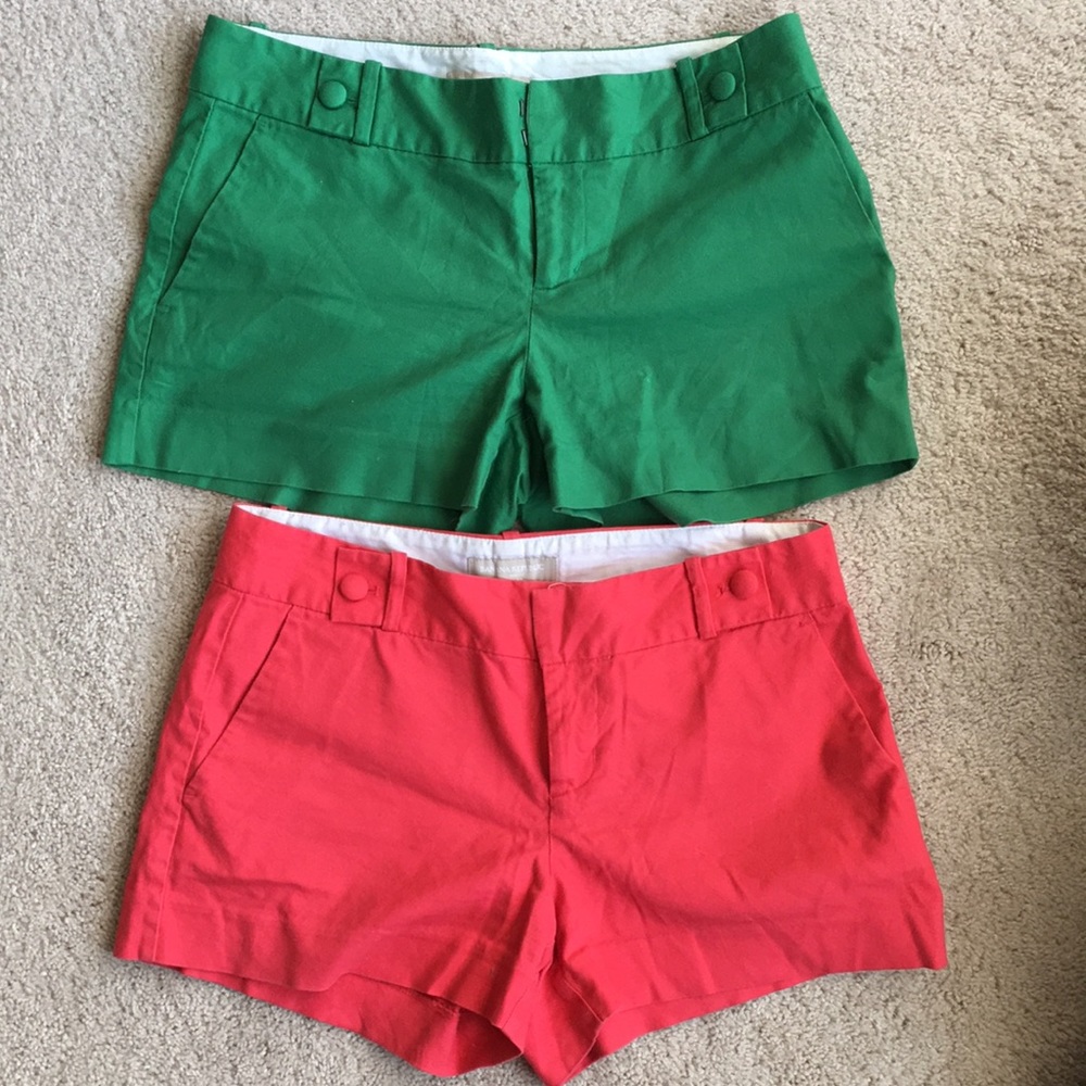 Two pairs Banana Republic Factory shorts - size 4